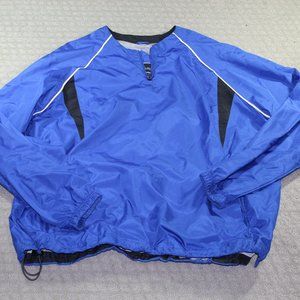Holloway Size XL Blue and Black Lightweight Water Repellent Golf Jacket